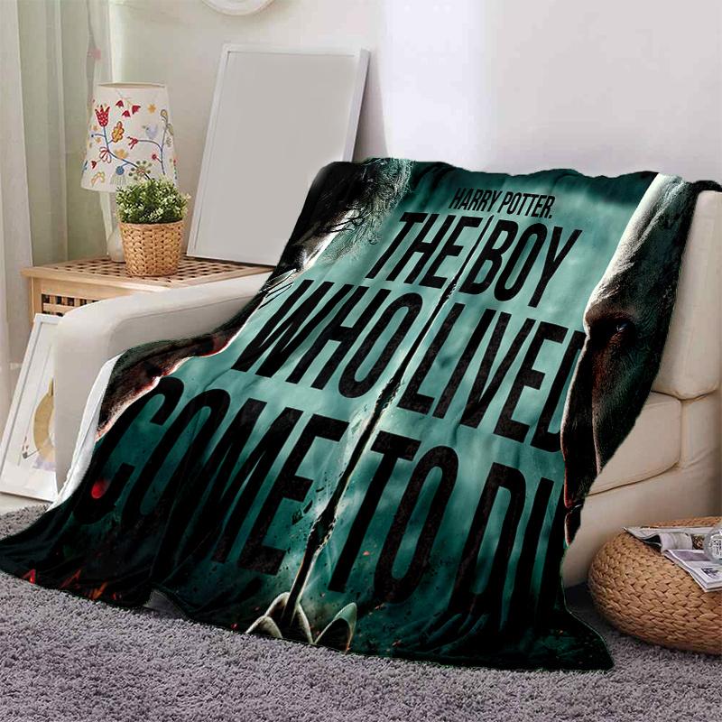 

Harry Potter: The Boy Who Lived Come to Die Poster PrintPrint Blanket, Soft Blanket For Sofa Office Bed And Travelling Daughter Birthday Gif 130cm×150cm（50in×60in）