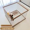 Meng Xiao Bao Indoor Octagonal Dog Fence - Small Pet Guardrail Cage