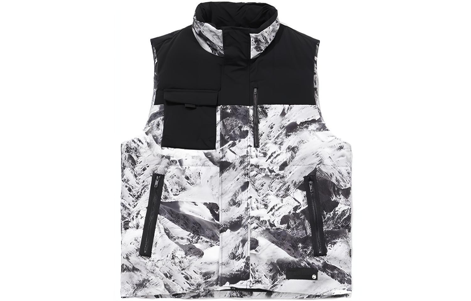 Li Ning Down Jacket Winter Men s Black White AMRP023-10 XXL