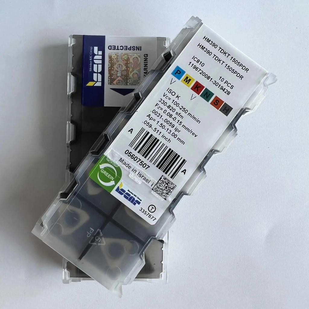 ISCAR / HM390TDKT1505PDR IC810 /Industrial indexable Carbide Inserts 10 PCS