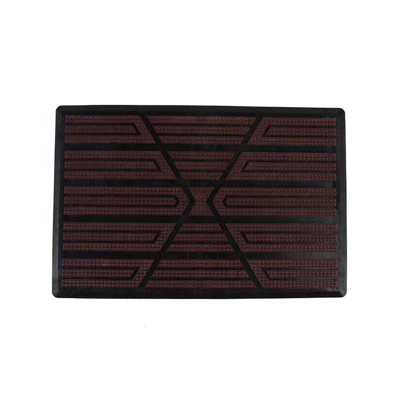 23x15cm Auto-Fußmatte Anti-Rutsch-Pedal Universal-Teppichplatte Fußpedal Anti-Rutsch-Pad Auto-Bodenmatte Rutschfestes Metallpad Zubehör