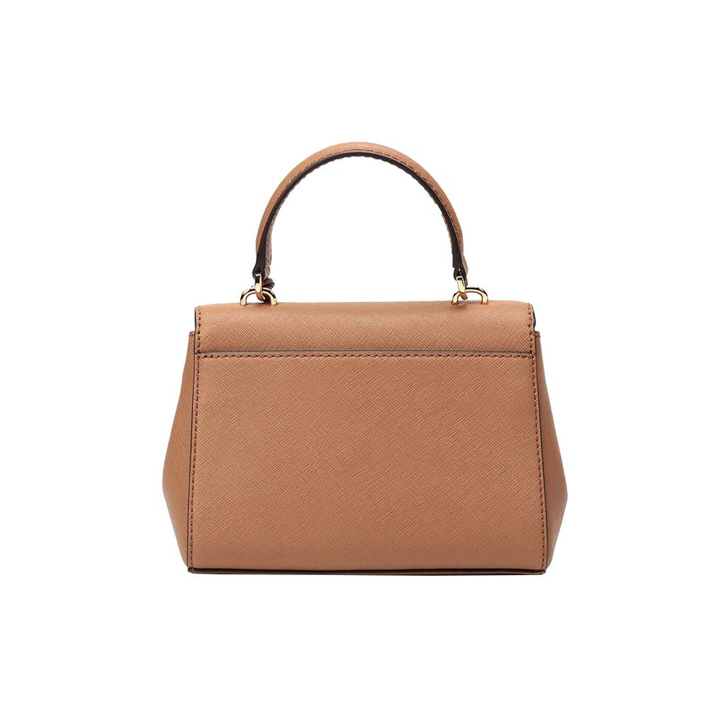 New MICHAEL KORS MK Ava Cow Leather Patchwork Handbag Shoulder Bag Crossbody Bag Mini Women's Cream Brown 32F5GAVC1L-203