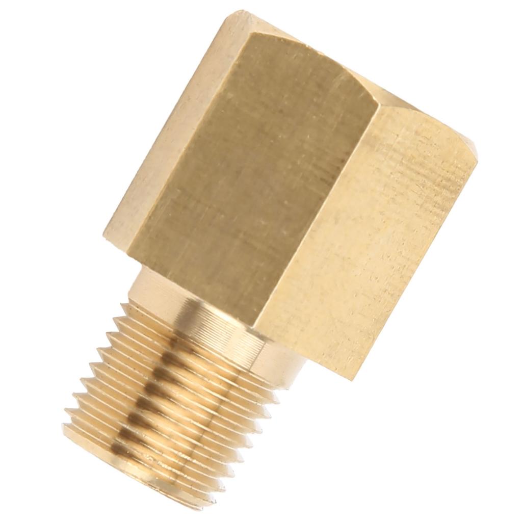 Oil Temp Adapter, Oil Pressure Temp Gauge Adapter, 1Celsius8 NPT to 1Celsius8 BSPT Oil Pressure Fitting,   Oil Pressure Gauge, automotive engi