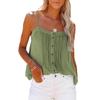 2023 Fashion Summer Women Camis Solid Button Top Sexy Backless Shirt Casual Loose Streetwear Blouse Korea Stylish Blusas 26329