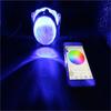 Pair RGB LED Devil Eyes Demon Eye Car Headlight Projector Bluetooth Control