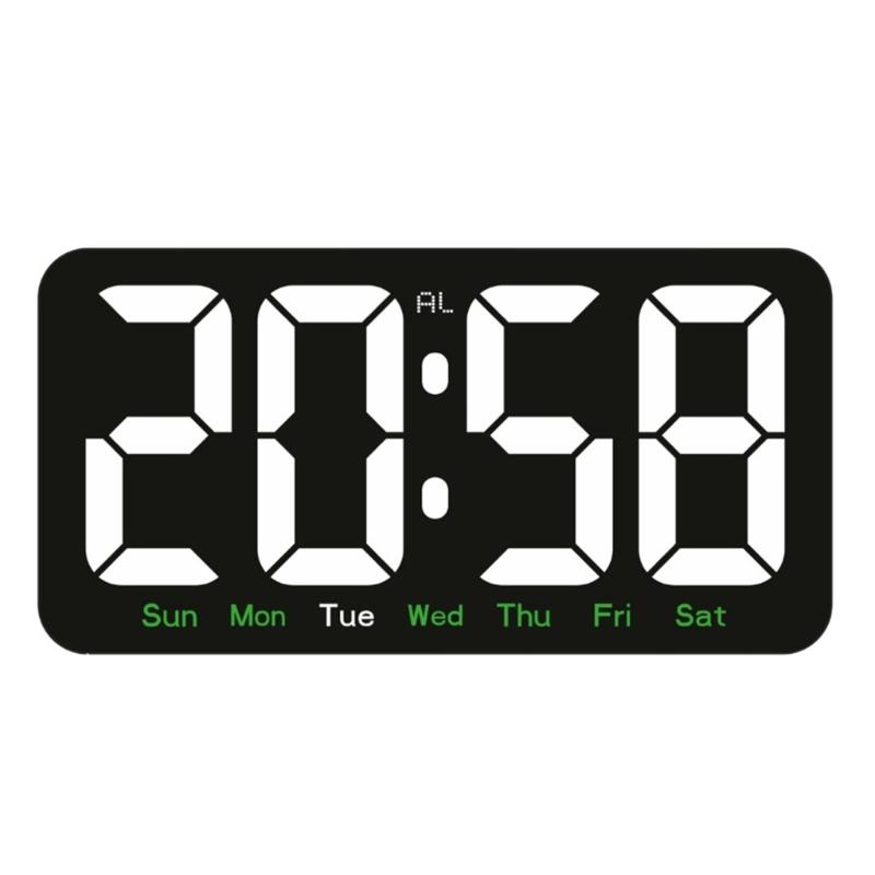 Alarm Clock Digital Clock Night Modes Digital Alarm Clock with Indoor Temperature Desk Clock for Bedroom Living Room