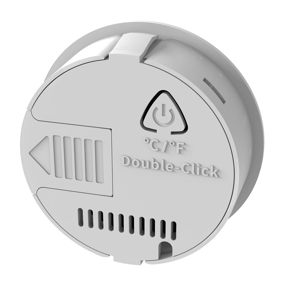 Round Embedded Digital Thermohygrometer for Reptile Enclosures - Acrylic Temperature and Humidity Monitor
