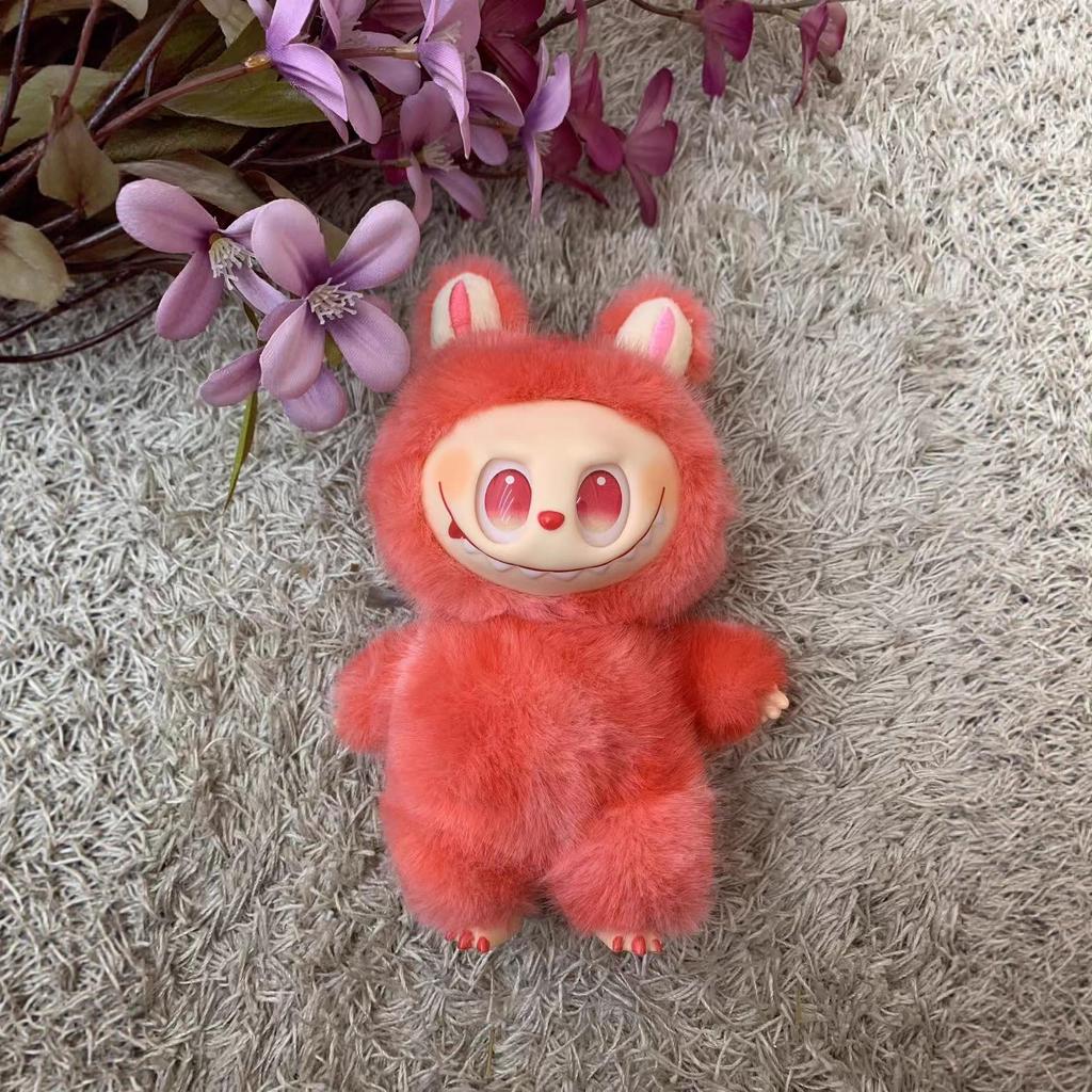 Three Generations of Baby Christmas Elk Trendy Vinyl Doll Plush Blind Box Doll Keychain