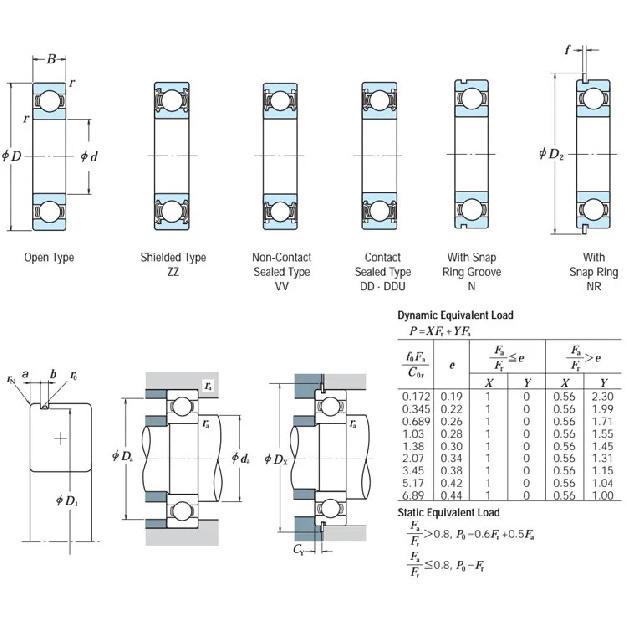 JAPAN NSK 2/5PCS Bearing Deep Grove Ball Bearing NSK ABEC-9 6800 6801 6802 6803 6804 6805 6806ZZ DDU Ball Bearing
