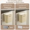 8.5/12L Hanging Trash Can For Kitchen Cabinet Door Wall Mounted Recycling Garbage Basket with Lid Bathroom Kitchen Accessories