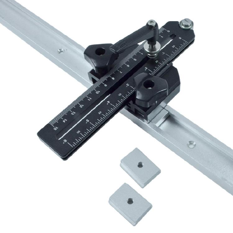T Track Positioning Jig Thin Rips Jig Guide For Cutting On Wood Minimizes Vibration Compatibles With 3/8x3/4 T Slots