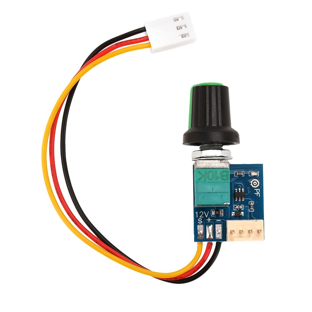 

DC5-12V Manual 4-wire PWM fan Speed Controller With Switch Chassis 4-wire fan Speed Control Noise Reduction Can Be Shut Down