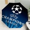 UEFA Champions League Print Automatic Umbrella, 8 Rib Iron Frame, Plastic Handle, Suitable for Outdoor Travel &Daily , Ideal Gift