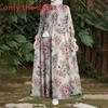 Religious Tribal Maxi Dress With Printed Fabric For Formal Events And Home Use