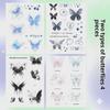 Waterproof Realistic Butterfly Tattoo Sticker – Small, Fresh, Aesthetic Cartoon Style, Long-Lasting, Personalized Colors