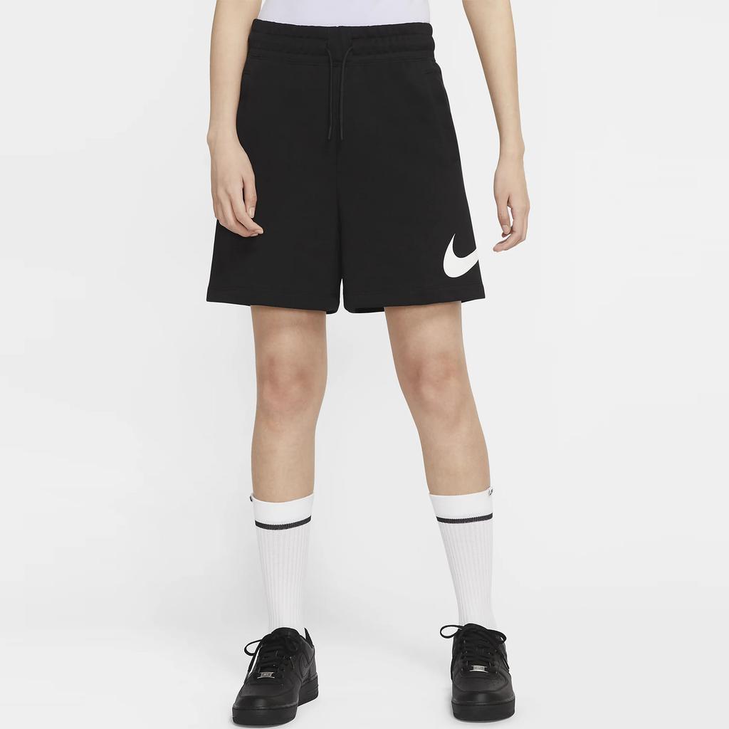 Nike Odzież sportowa Swoosh SS20 Codzienne spodenki treningowe sznurowane Damskie spodenki Czarne CJ3834-010