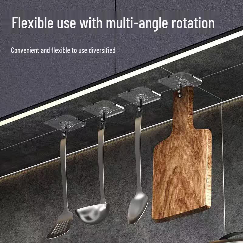 Heavy-Duty Traceless Adhesive Wall Hooks