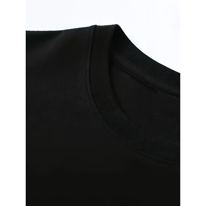 European sizes A High-Quality Short-Sleeve T-Shirt with a Print Round Neck, Suitable for Year-Round Wear. The Overall Design Is Full of Humor And