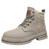 Men's Boots New Four Season Soft Sole Outdoor Thick Sole Versatile High Top Boots Anti Slip Wear-resistant Casual Shoes Zapatos
