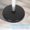 Suction Cup Hair Dryer Stand 360° Rotating Adjustable Height Countertop Blower Holder for Bathroom Vanity Makeup Room
