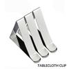 Stainless Steel Tablecloth Clips 4 Pack Triangle Windproof Table Cloth Holder Clips Durable Metal Table Cover Fasteners for Outdoor Indoor Use