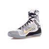 Nike Kobe 9 Elite Gold Fundamentals High top Basketball Shoes Men's White Black Gold 630847-100