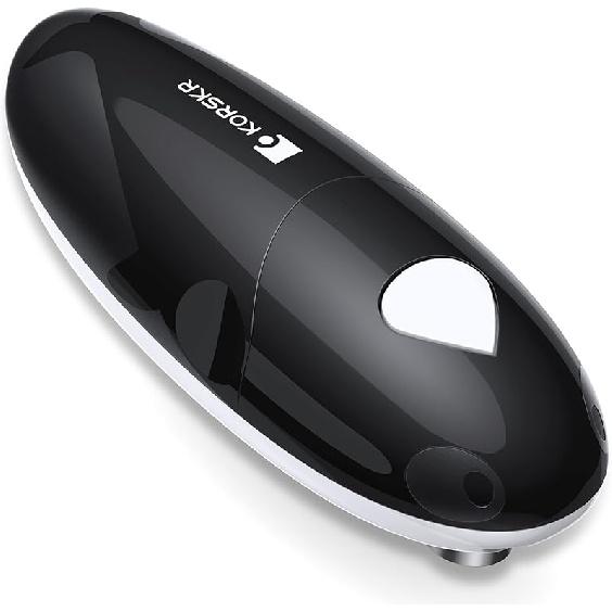 Electric Can Opener, Can Opener for Seniors, Suitable for Any Size Cans, Hands Free, Smooth Edge, Battery Powered, Automatic Can Opener is an Ideal