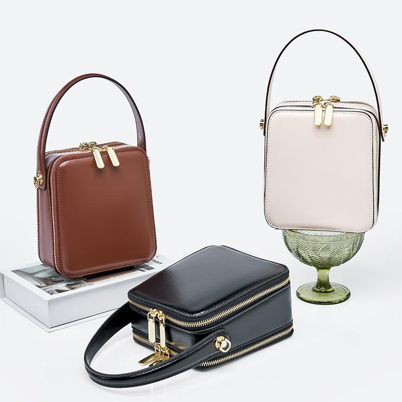 Bolsa Feminina Bolsa Moda Feminina Bolsa Caixa de Couro Bolsa Transversal de Luxo Leve Bolsa de Mão Bolsa de Ombro