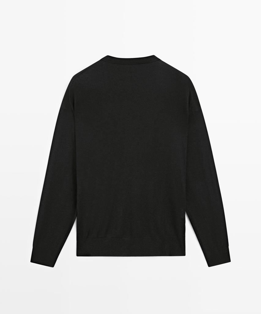 Masimodutti Oversized Wool Blend Knit