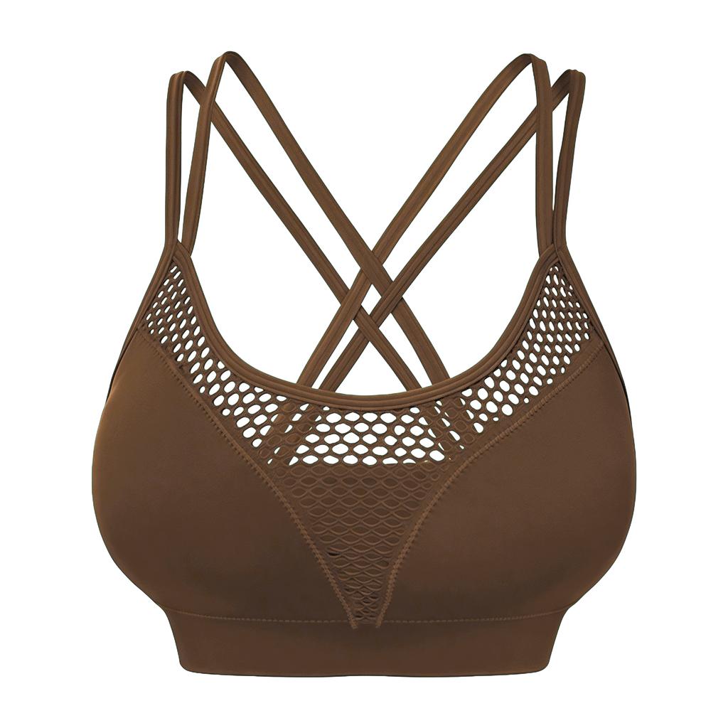 Zeriluna Atmungsaktiver Fitness-BH mit schönem Rücken-Design Atmungsaktiv, weich, hautfreundlich, modisch, elegant, bequeme Fitness-Unterwäsche