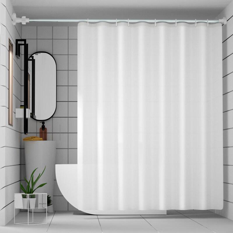 Punch-Free PEVA Shower Curtain