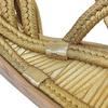 Chanel Metall CC Logo Geflochtene Keilsandalen Espadrilles Damen Gold Größe 36C G28947 Schuhe 36C gold Gebraucht