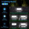 468LED Solar Power PIR Motion Sensor Wall Light 3 Working Modes Waterproof Security Solar Lights for Garden Path Yard Garage