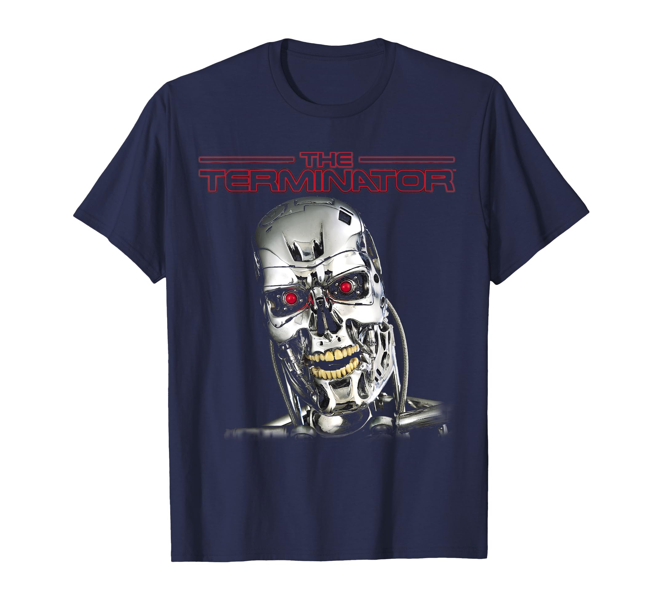 

Terminator T-800 Head Retro Cyborg Gamer Classic Sci-Fi T-Shirt