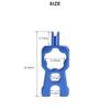 Bicycle Valve Wrench 4 In 1 Multifunction Aluminum Alloy Bike Valve Core Wrench Schrader/Presta Valve Core Removal Install Tool