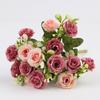 Nordic Style Silk Roses: 15-Head Artificial Floral Art for Home Decoration and Indoor Display