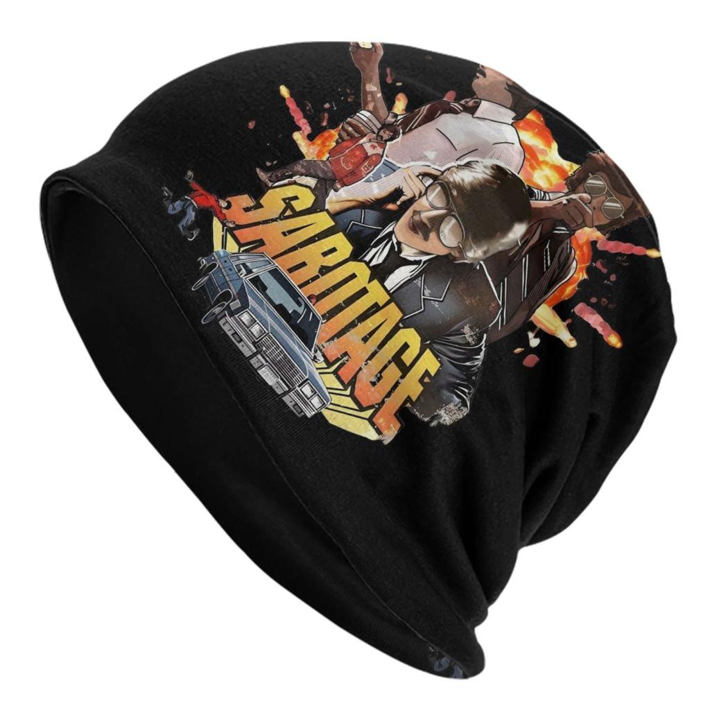 Unisex Bonnet Winter Warm Knit Hat Unisex Women Sabotage Beastie Boys Rap Rock Hip Hop Beanies Caps Adult Beanie Hats Ski Cap