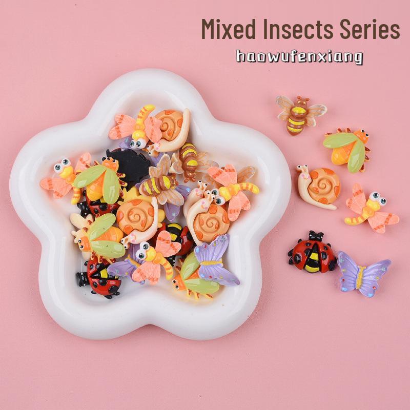Mini Cartoon Luo Xiaohei Food Simulation DIY Resin Accessories for Phone Cases and Fridge Magnets