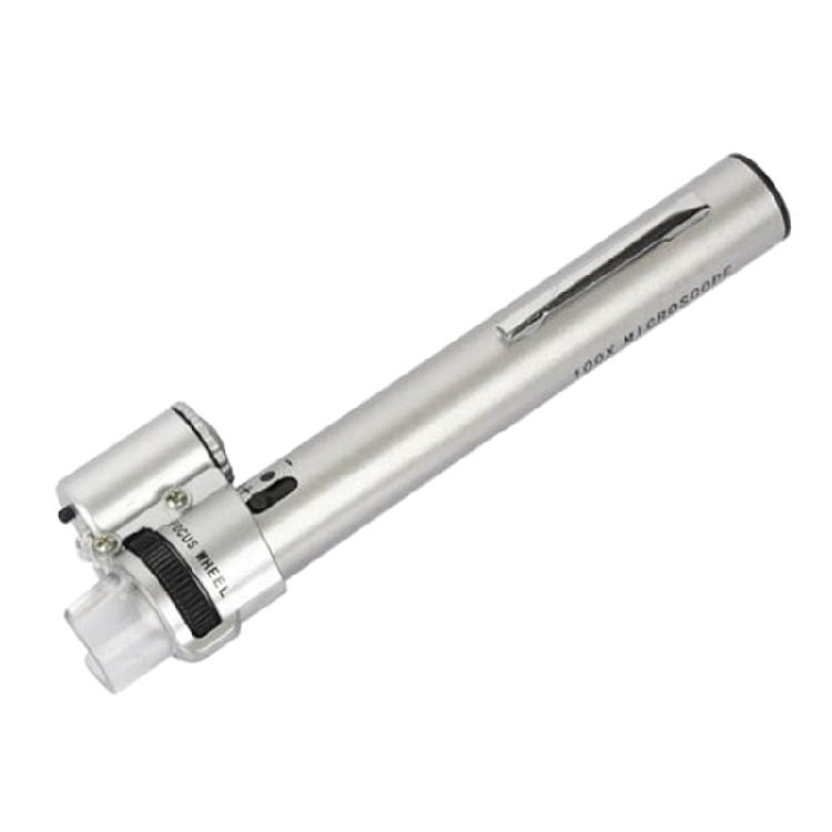 

100X Pen Type Adjustable LED Microscope Mini Magnifier Magnifying Tool for Home 1