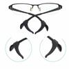 5pairs Silicone Ear Hook Anti-slip Glasses Leg Ear Sleeve Bracket Fastener Sunglasses Accessories Grip Anti-fall Eyewear Holder