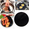24cm Ronde Anti-aanbak Pan Liners Herbruikbare Teflon Bakmatten, Hittebestendige Koekenpan Pads, Dubbel Pak Makkelijk Schoon te Maken Kookgerei Beschermers