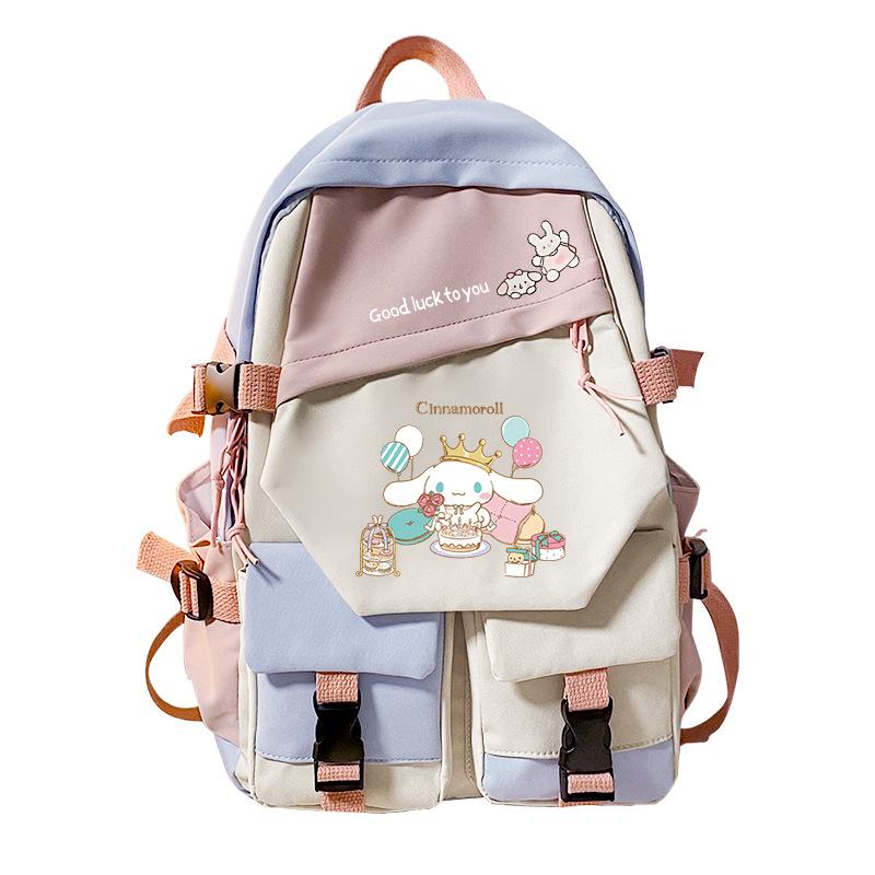 Cute Puppy Cartoon Printed Leisure Travel Bag, Primary And Secondary School Backpack