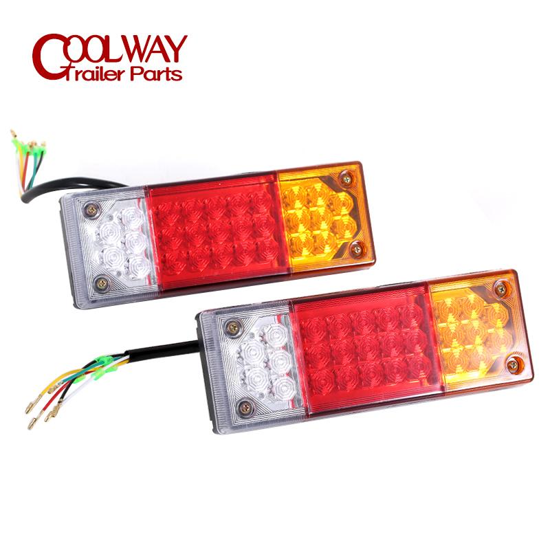 12V Trailer LED Tail Lights Waterproof Lamps Turn Signal Brake Reverse Running Truck RV Camper