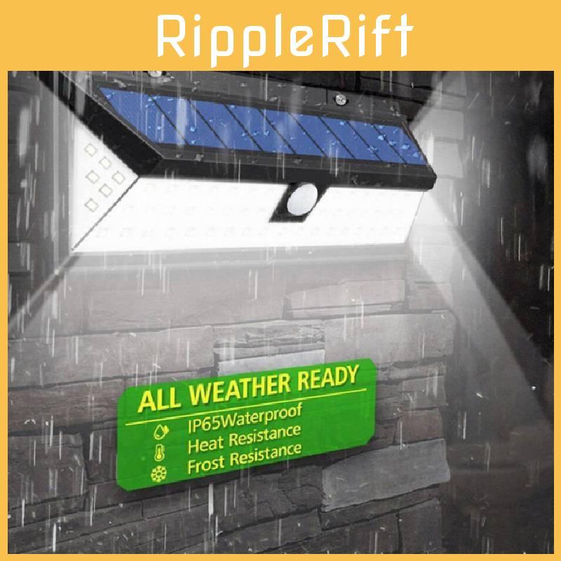 Durable Led Solar Sensor Wall Light For Rural Outdoor Waterproof Garden Lighting