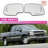 Verre de rétroviseur latéral pour Chevy Chevrolet Avalanche Silverado Suburban Tahoe 1500 3500 Gauche Droite Chauffant Arrière