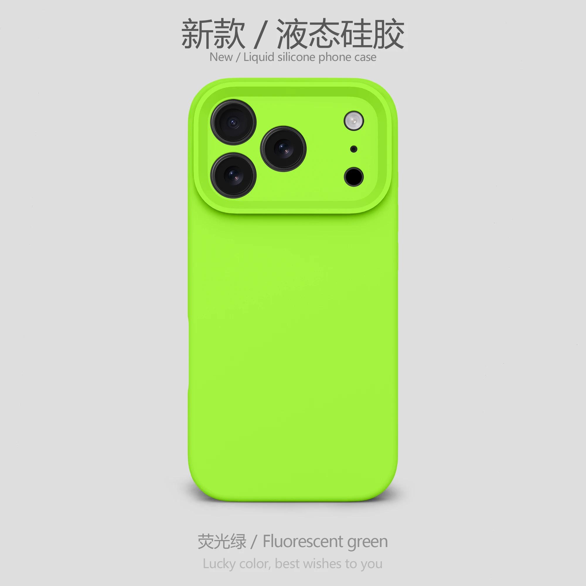 

Liquid Silicone Smooth-Touch Case For iPhone 17 Pro Max Air 16/E15 14 13 12 Plus Full-pack Camera Protect Back Cover iPhone17