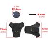Type C Mouse Charging Dock Black Charging Stand for Logietch GPROX Superlight2 GPW4/3/2/1 Mouse with LED Indicator