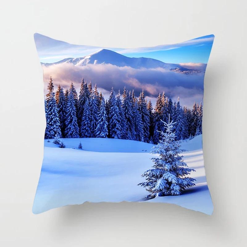 Office Living Room Home Pillowcase Car Decoration Outdoor Landscape Print Pillowcase