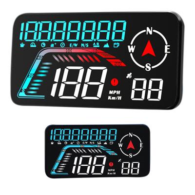G12 Araç Dijital Head-Up Display 5,5 İnç GPS Aşırı Hız Alarmı Hız Göstergesi Hız Göstergesi ile