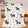 Snowy Owl Fleece Blanket Blue Purple Roses Butterfly Animal Bedding Throw Super Soft Cozy Flannel Sofa Blanket Luxury Travel Nap